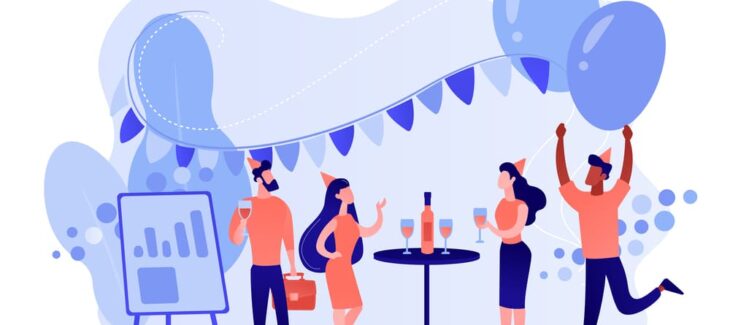 Organize a company party to motivate your team