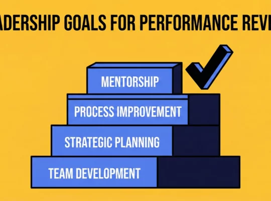 Examples of Leadership Goals for Performance Review: Guide for HR Performance Managers